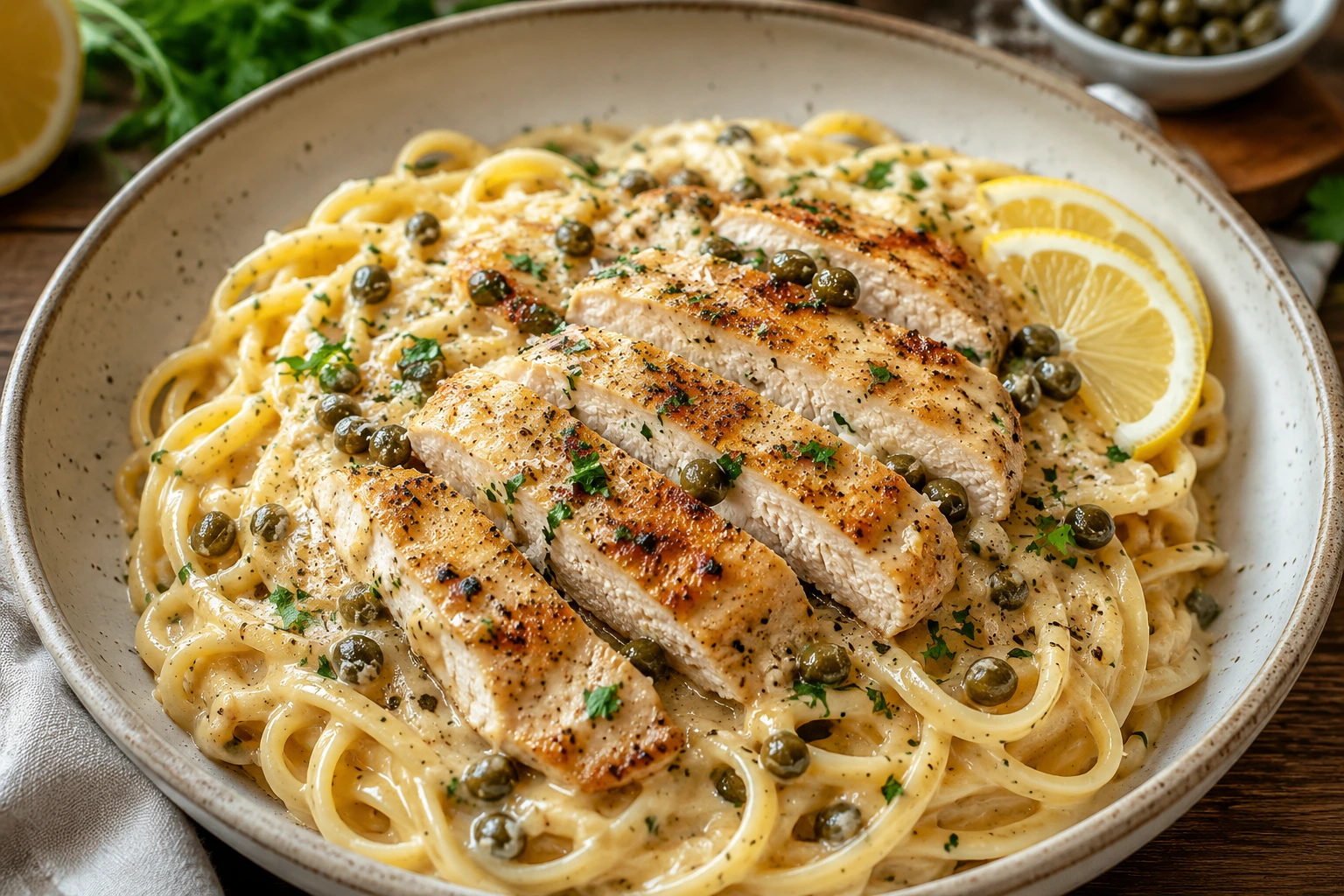 Creamy Chicken Piccata Pasta: The Easy One-Pan Recipe
