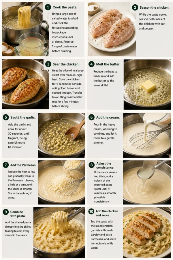 Easy Chicken Alfredo Recipe
