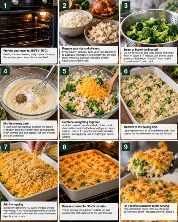 chicken broccoli rice casserole