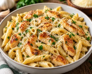 garlic parmesan chicken pasta