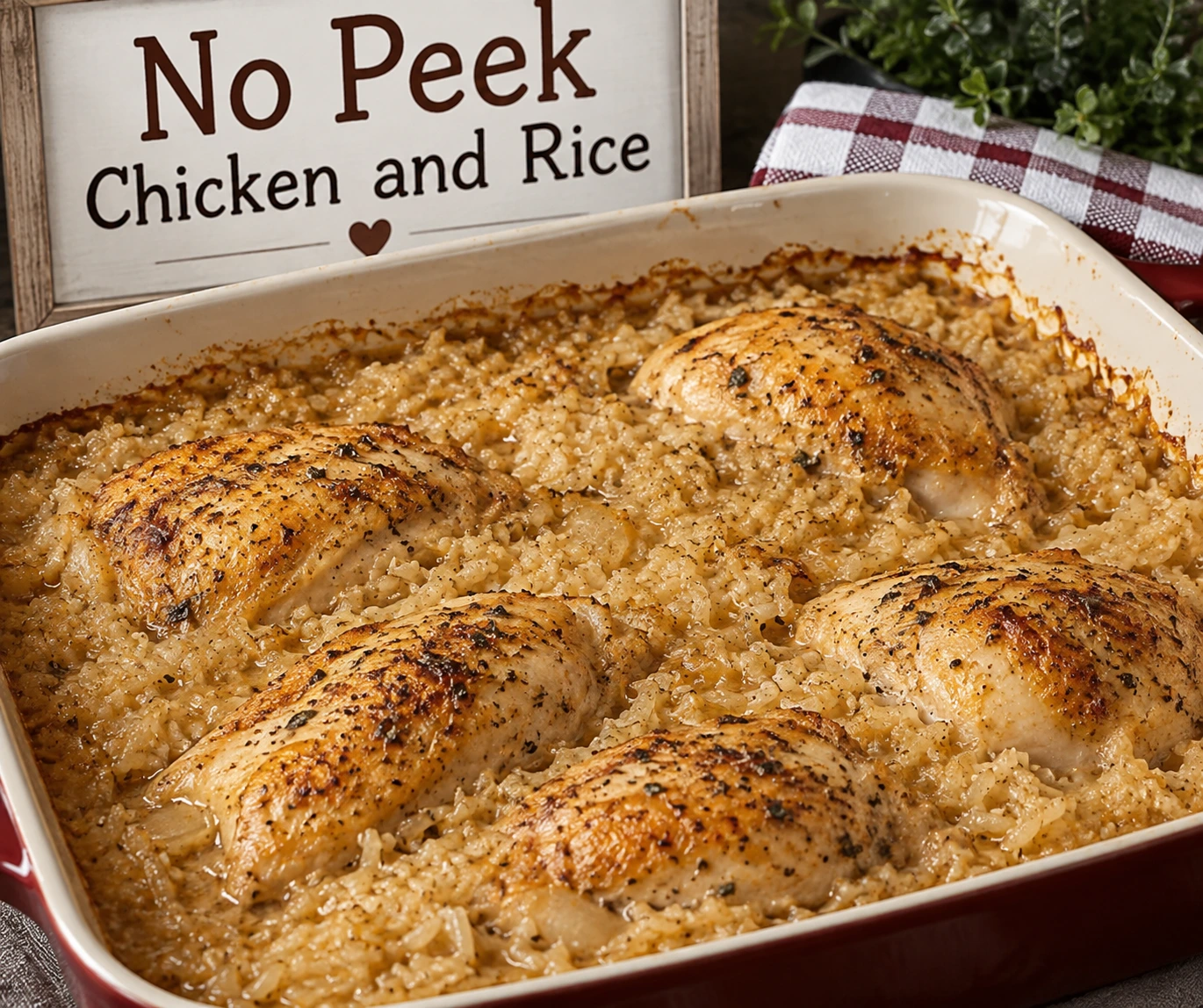 no peek chicken and rice